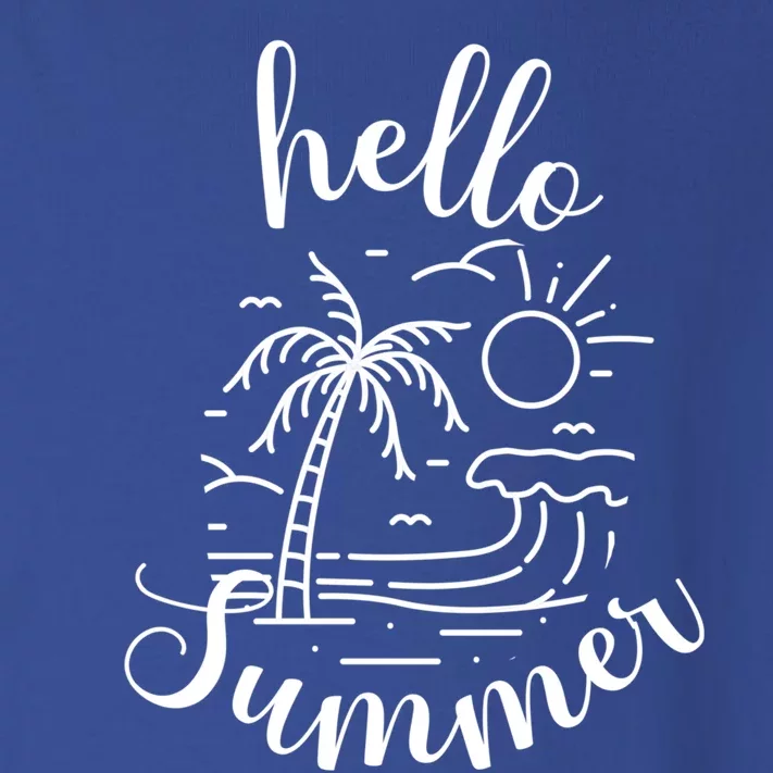 Beach Gift S Hello Summer Gift Toddler Long Sleeve Shirt