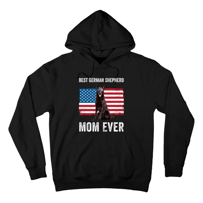 Best German Shepherd Mom Ever 4th Of July Gsd Mom Hoodie