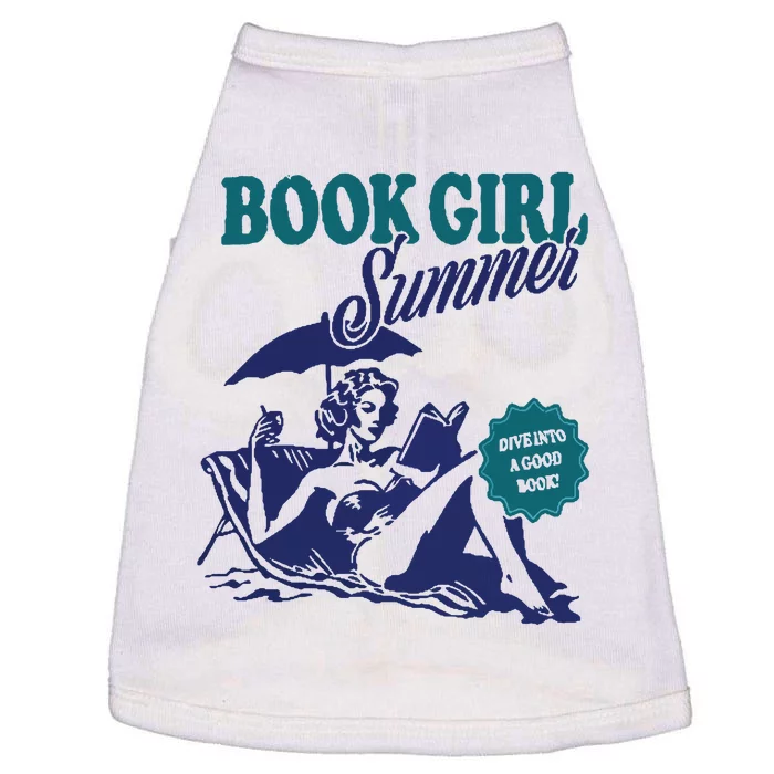 Book Girl Summer Doggie Tank