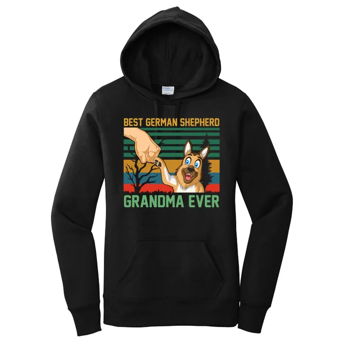 Best German Shepherd Grandma Ever Women's Pullover Hoodie