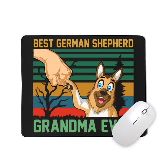 Best German Shepherd Grandma Ever Mousepad