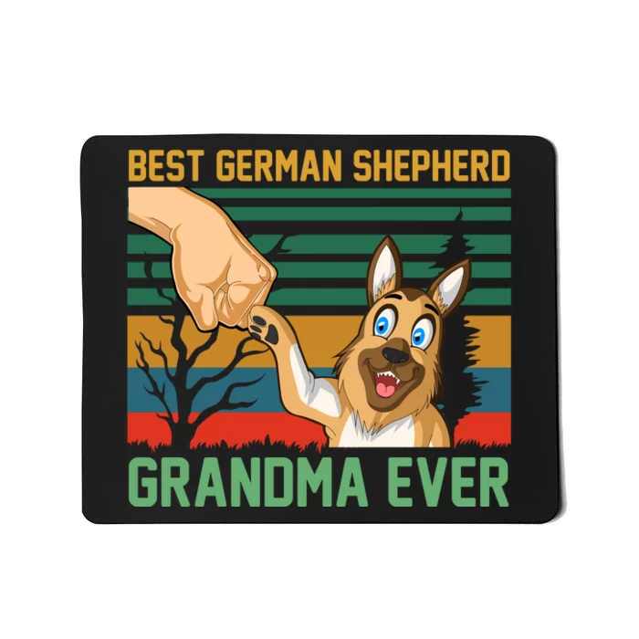 Best German Shepherd Grandma Ever Mousepad