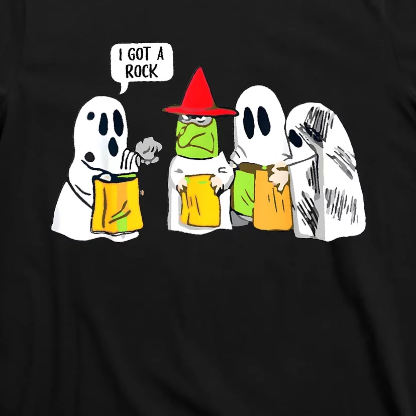 Boo Ghost Scary I Got A Rock Funny Halloween T-Shirt