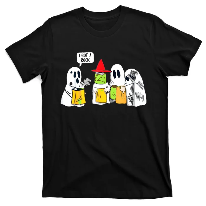 Boo Ghost Scary I Got A Rock Funny Halloween T-Shirt