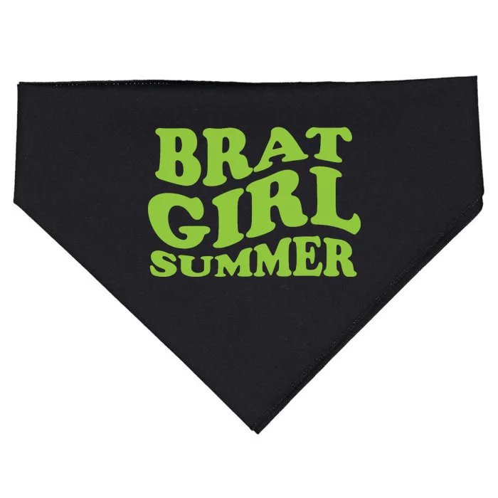 Brat Girl Summer Cute Retro Summer USA-Made Doggie Bandana