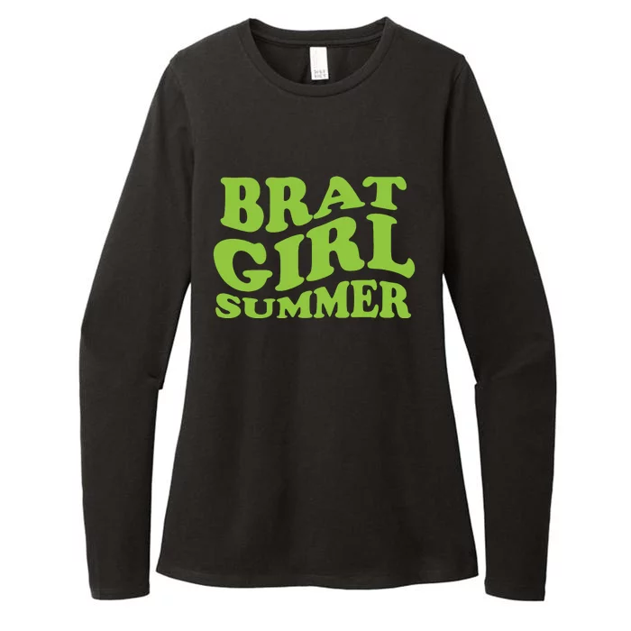 Brat Girl Summer Cute Retro Summer Womens CVC Long Sleeve Shirt