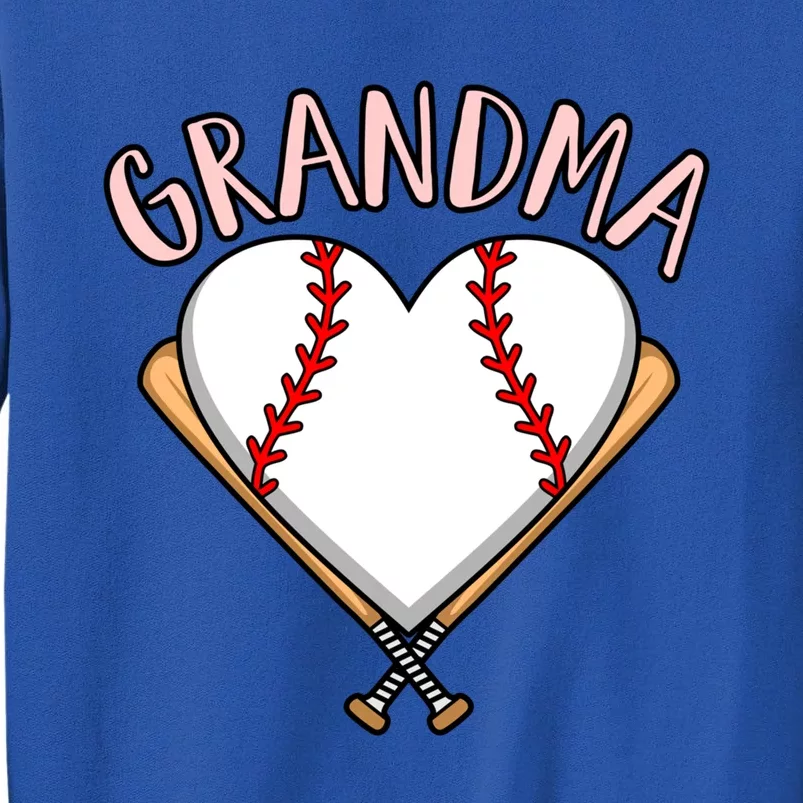 Baseball Grandma Sports Player Lover Coach Graphic Great Gift Tall Sweatshirt