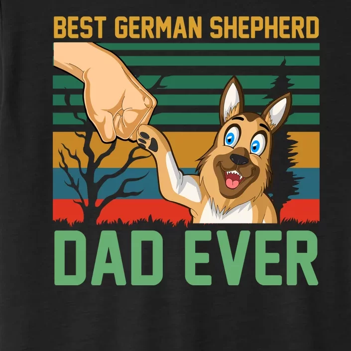 Best German Shepherd Dad Ever ChromaSoft Performance T-Shirt