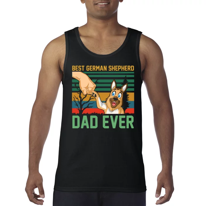 Best German Shepherd Dad Ever Tank Top