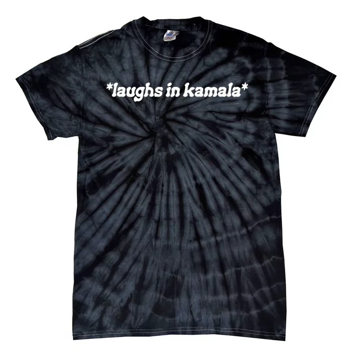 Brat Girl Summer Laughs In Kamala Tie-Dye T-Shirt