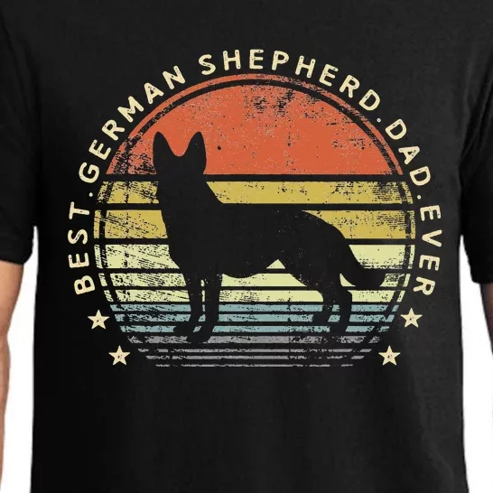 Best German Shepherd Dad Ever Daddy Gifts Dog Lover Owner Pajama Set