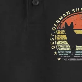 Best German Shepherd Dad Ever Daddy Gifts Dog Lover Owner Dry Zone Grid Performance Polo