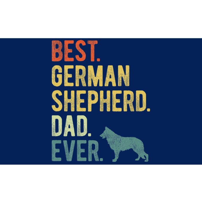 Best German Shepherd Dad Ever Dog Daddy Fathers Day Bumper Sticker