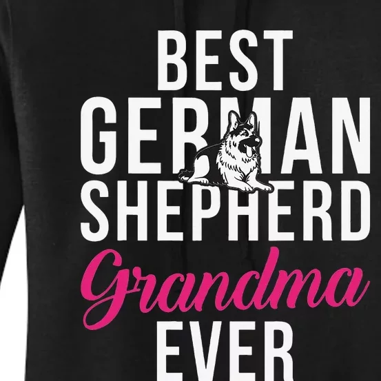 Best German Shepherd Grandma Ever Women's Pullover Hoodie