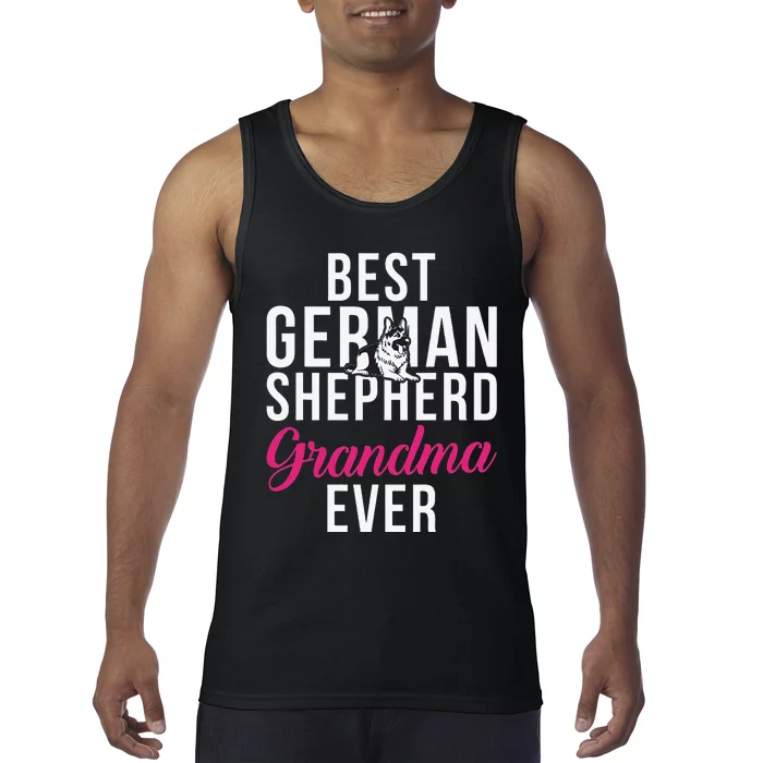 Best German Shepherd Grandma Ever Tank Top