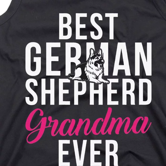 Best German Shepherd Grandma Ever Tank Top