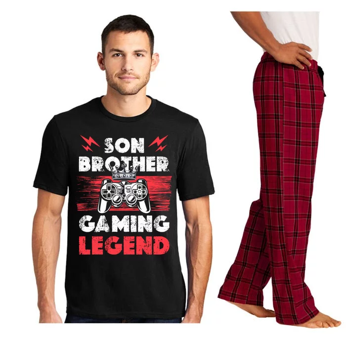 Brother Gaming Son Brother Gaming Legend Gaming Brothers Gift Pajama Set