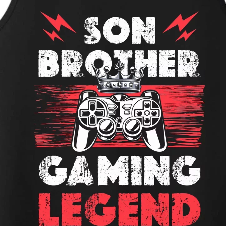 Brother Gaming Son Brother Gaming Legend Gaming Brothers Gift Performance Tank