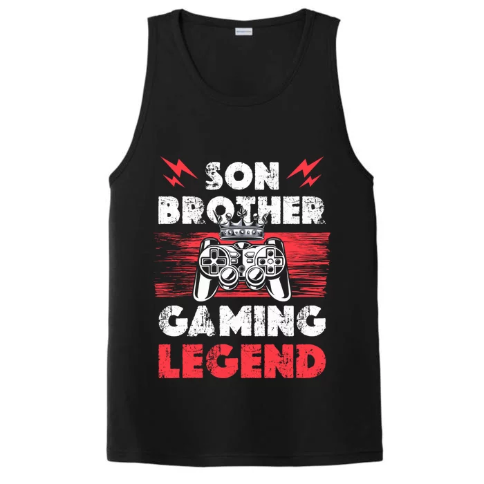 Brother Gaming Son Brother Gaming Legend Gaming Brothers Gift Performance Tank