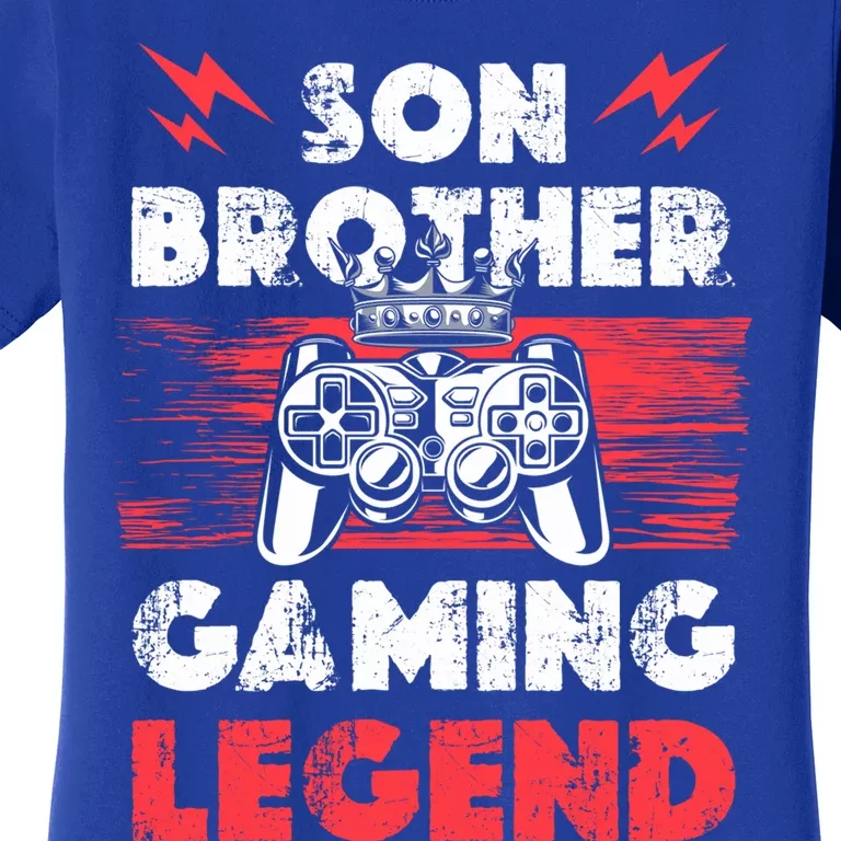 Brother Gaming Son Brother Gaming Legend Gaming Brothers Gift Women's T-Shirt