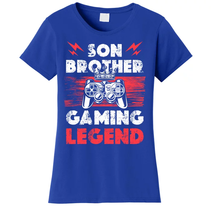 Brother Gaming Son Brother Gaming Legend Gaming Brothers Gift Women's T-Shirt