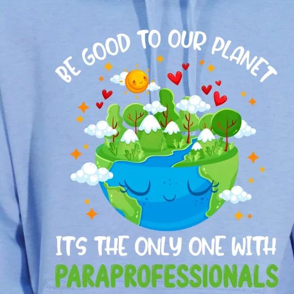 Be Good To Our Planet With Paraprofessionals Earth Day Gift Unisex Surf Hoodie