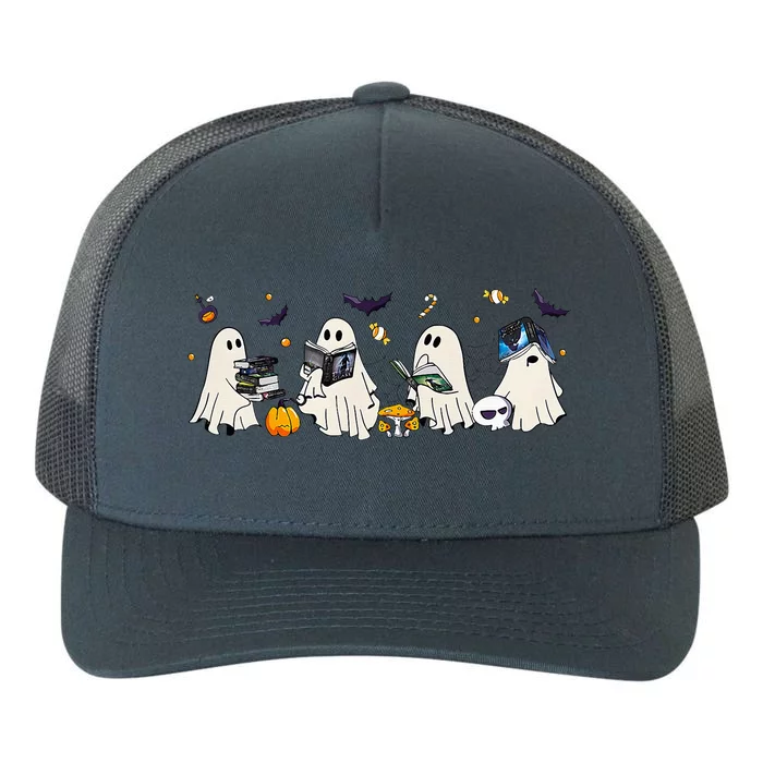 Bookish Ghost Throne Of Glass Halloween Yupoong Adult 5-Panel Trucker Hat