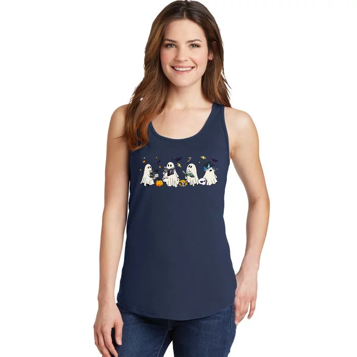 Bookish Ghost Throne Of Glass Halloween Ladies Essential Tank