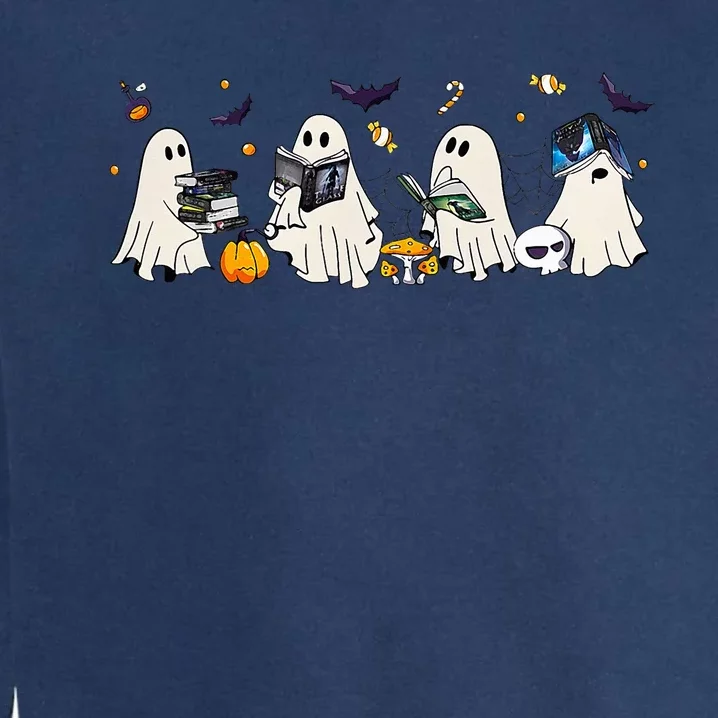 Bookish Ghost Throne Of Glass Halloween Garment-Dyed Sweatshirt