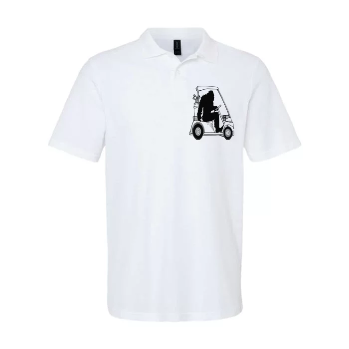 Bigfoot Golf Tee Sasquatch Driving Golf Softstyle Adult Sport Polo