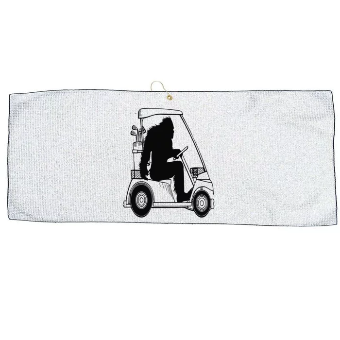 Bigfoot Golf Tee Sasquatch Driving Golf Large Microfiber Waffle Golf Towel