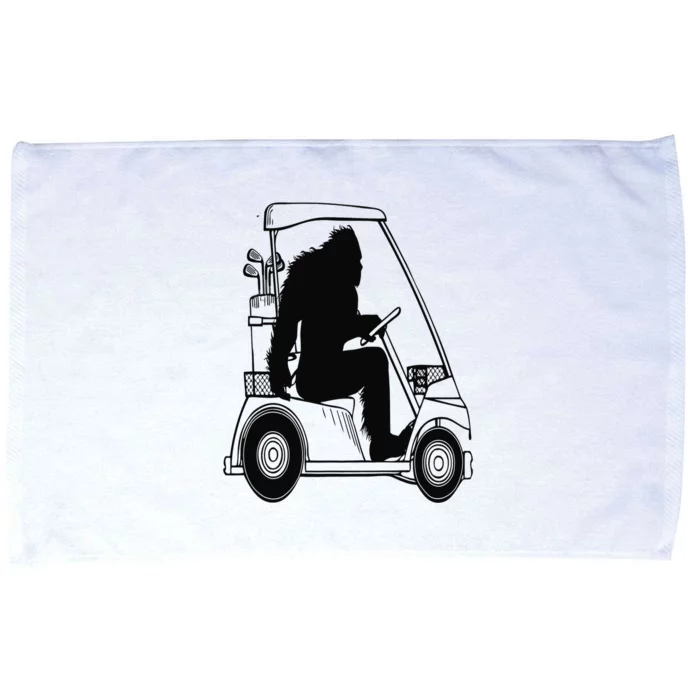 Bigfoot Golf Tee Sasquatch Driving Golf Microfiber Hand Towel