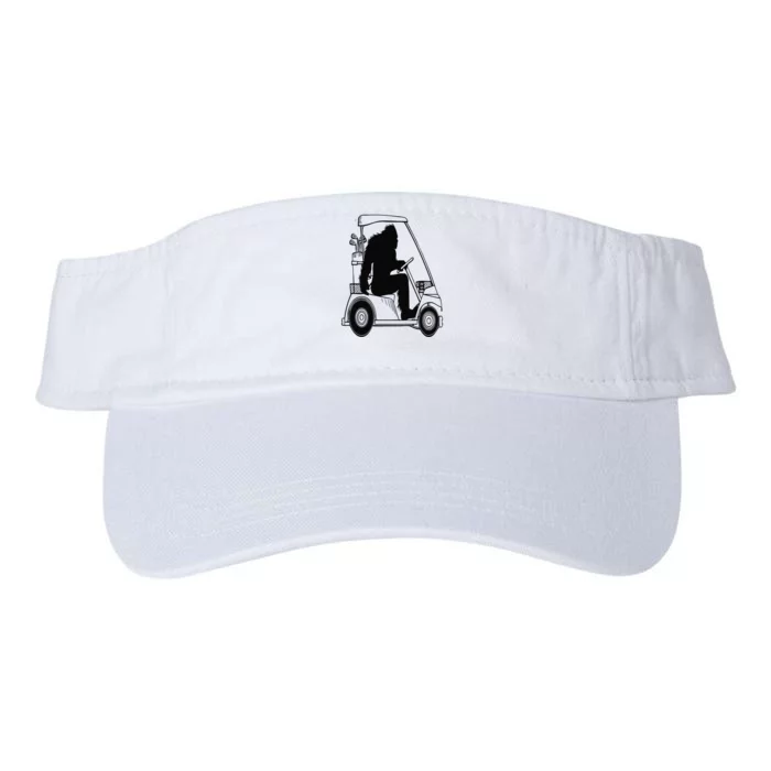 Bigfoot Golf Tee Sasquatch Driving Golf Valucap Bio-Washed Visor