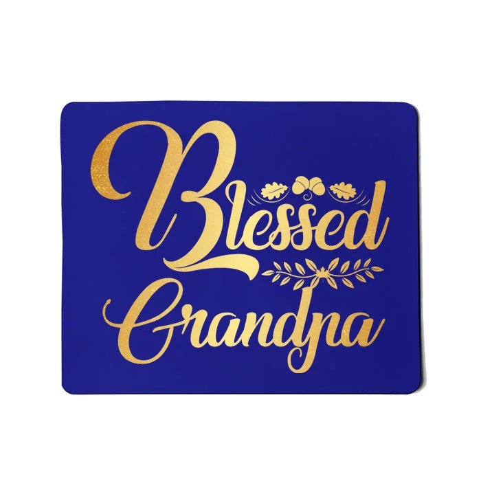 Blessed Grandpa Thanksgiving Great Gift Mousepad