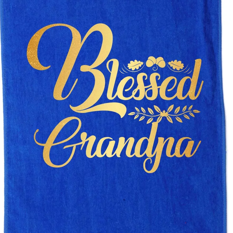 Blessed Grandpa Thanksgiving Great Gift Platinum Collection Golf Towel