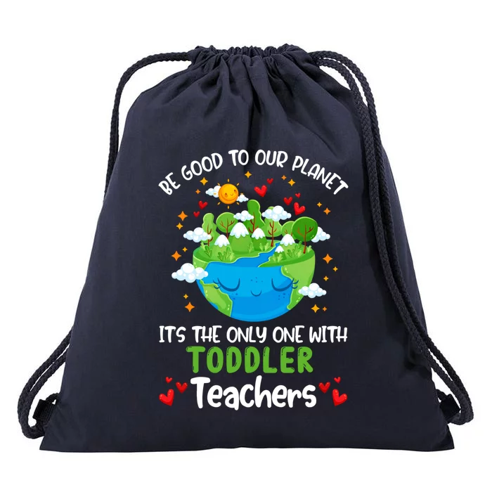 Be Good To Our Planet With Earth Day Cool Gift Drawstring Bag