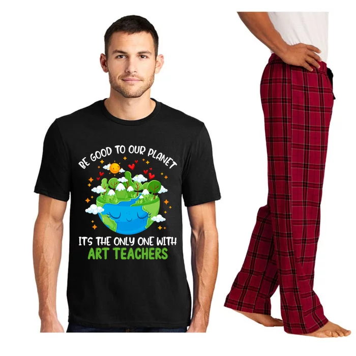 Be Good To Our Planet With Art Teachers Earth Day Gift Pajama Set