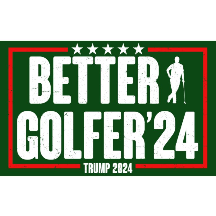 Better Golfer Trump 2024 Bumper Sticker