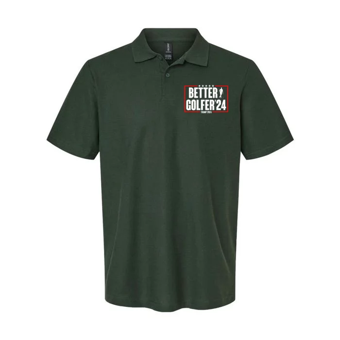 Better Golfer Trump 2024 Softstyle Adult Sport Polo