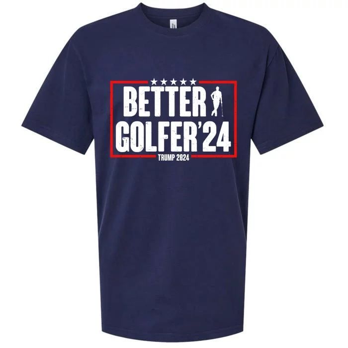 Better Golfer Trump 2024 Sueded Cloud Jersey T-Shirt