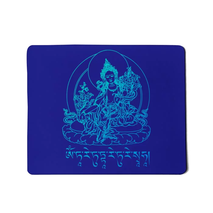 Buddha Green Tara Tra Tibetan Buddhism Vajrayana Meaningful Gift Mousepad