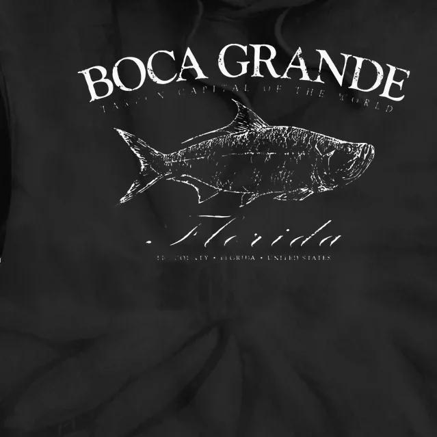 Boca Grande Tarpon Capital Of The World Gasparilla Tie Dye Hoodie