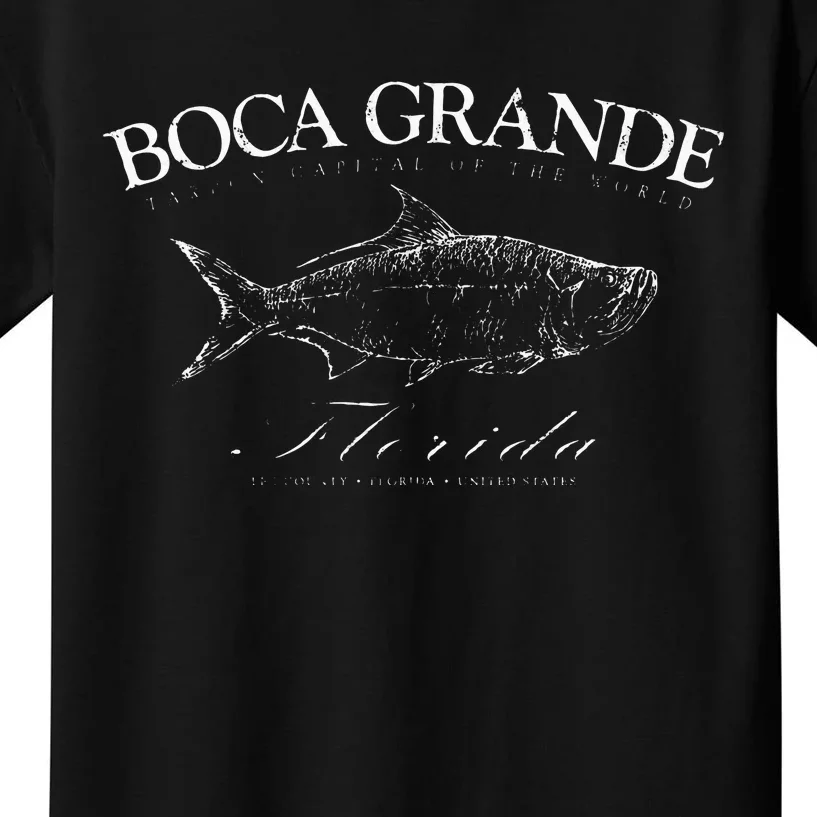 Boca Grande Tarpon Capital Of The World Gasparilla Kids T-Shirt