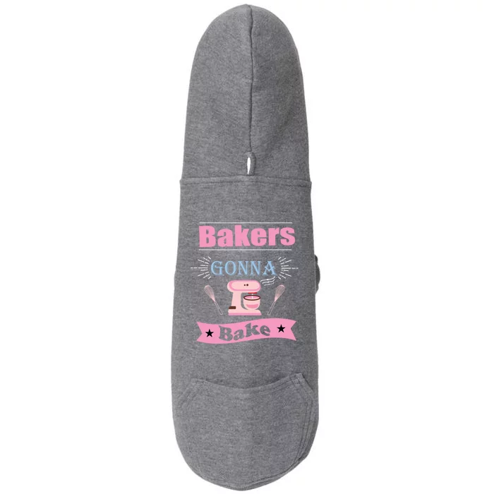 Baking Gift Teens Teenagers Daughter Bakers Gonna Bake Gift Doggie 3-End Fleece Hoodie