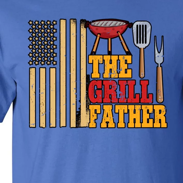 Barbecue Grill The Grillfather Great Gift Tall T-Shirt