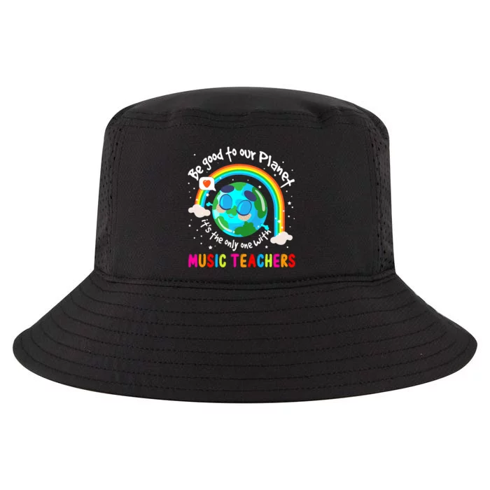 Be Good To Our Planet With Music Earth Day Cool Comfort Performance Bucket Hat