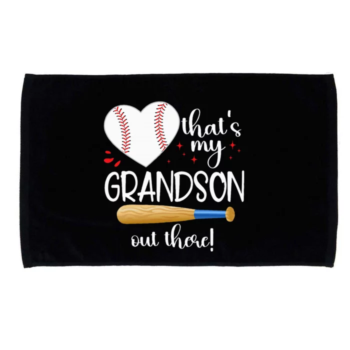 Baseball Grandma Thats My Grandson Out There Gifts Women Microfiber Hand Towel