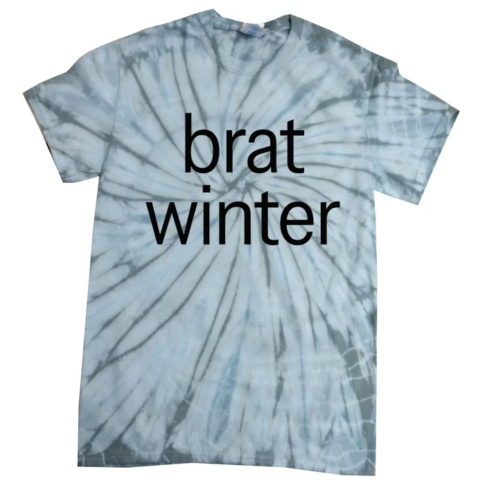 Brat Green Trendy Christmas Winter Meme Teens Get Z Gift Tie-Dye T-Shirt