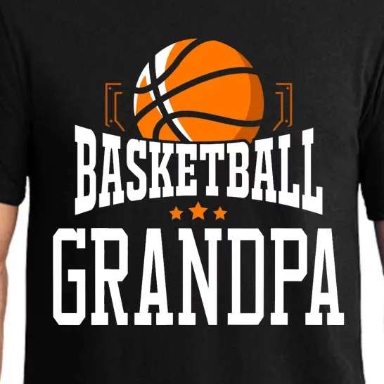 Basketball Grandpa Team Sports Fan Pajama Set