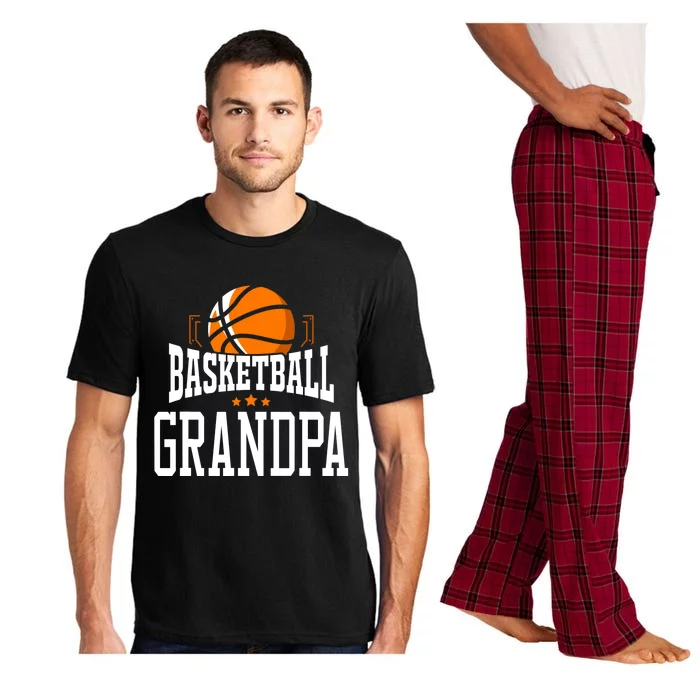 Basketball Grandpa Team Sports Fan Pajama Set